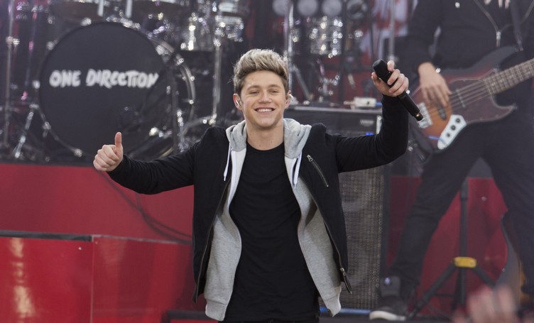 Singer Niall Horan of the band One Direction performs on ABC's Good Morning America inside Central Park in New York