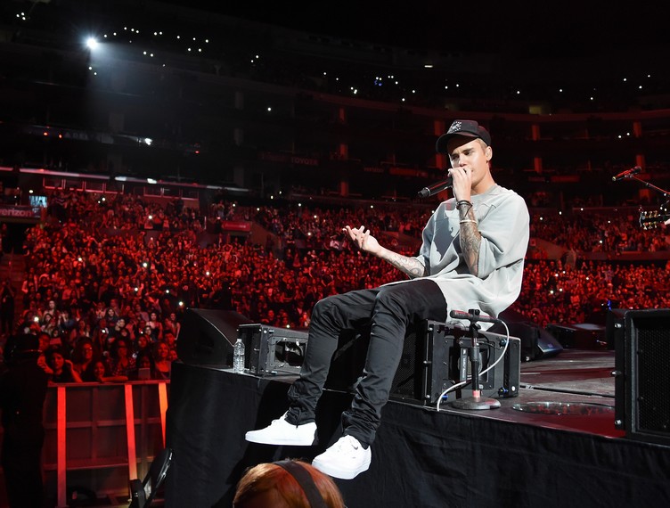 performs onstage during An Evening With Justin Bieber at Staples Center on November 13, 2015 in Los Angeles, California.