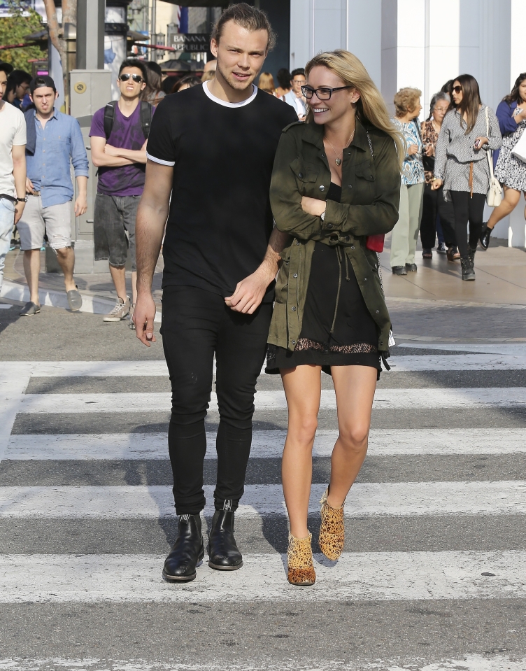 5 Seconds of Summer member Ashton Irwin and rumoured girlfriend Bryana Holly shop in West Hollywood, California
