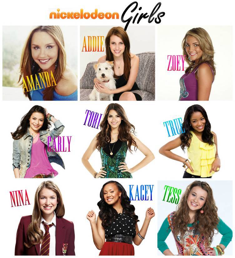 Nickelodeon_Girls_Collage_Names