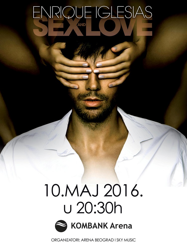 Poster Enrique Iglesias Sex and Love tour