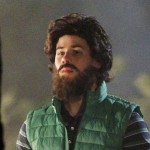 EXCLUSIVE: Nick Jonas wears a beard on the set of ìScream Queensî and reveals himself to Billie Lourdís character ìChanel #3î in New Orleans